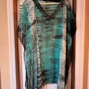 Flowy swim cover up